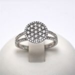 Anello Fiore di Diamanti e sul Gambo 0.65ct  Giorgio Visconti