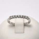Anello Veretta Nove Diamanti 0.26ct Giorgio Visconti