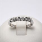 Anello Veretta Sette Diamanti 0.38ct Giorgio Visconti