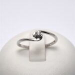 Anello Solitario  con Diamante 0.04ct Giorgio Visconti