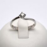 Anello Solitario Valentino con Diamante 0.20ct Giorgio Visconti