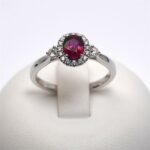 Anello in Oro con Diamanti 0.26ct e Rubino 0.79ct Giorgio Visconti
