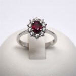 Anello in Oro con Diamanti 0.33ct e Rubino 0.60ct Giorgio Visconti