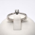 Anello Solitario con Diamante 0.24ct Giorgio Visconti
