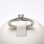 Anello Solitario con Diamante 0.19ct Giorgio Visconti