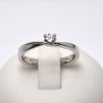 Anello Solitario con Diamante 0.23ct Giorgio Visconti