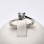 Anello Solitario Valentino in Oro e Diamante 0.52ct con Certificato GIA Giorgio Visconti