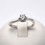 Anello Solitario in Oro e Diamante 0.54ct con Certificato GIA Giorgio Visconti