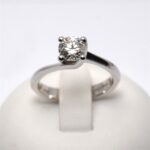 Anello Solitario Valentino in Oro e Diamante 0.80ct con Certificato GIA Giorgio Visconti