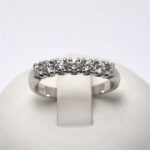 Anello Veretta Sette Diamanti 0.55ct Giorgio Visconti