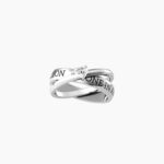 Anello Kidult Intrecciato con Cuore Donna - One In A Million