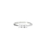 Anello Trilogy in ARG925 con Diamanti Lab Grown Mabina My Diamonds