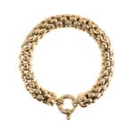 Bracciale Maxi Maglia Coreana Golden Donna Bronzallure