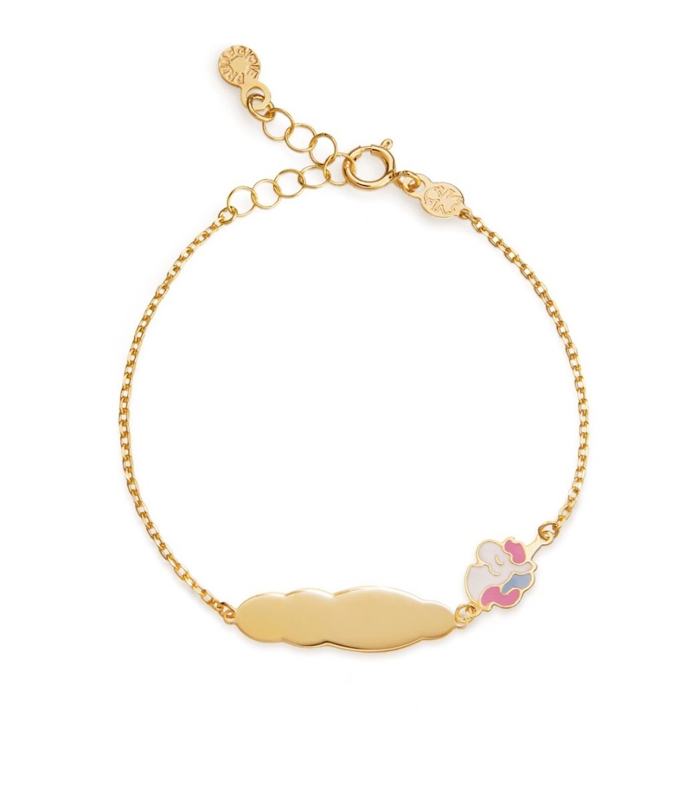 Bracciale-battesimo-bimba-con-targhetta-e-unicorno-le-bebe-collezione-toys-PMG178.jpg Bracciale in Oro Giallo Unicorno e Targhetta Bimba Le Bebé - Toys - immagine 1