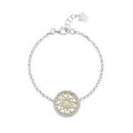 Bracciale Arg925 con Medaglia Centrale Cuori e Angelo Donna R. Giannotti