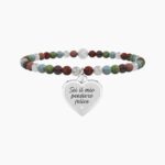 Bracciale Donna Kidult Elasticizzato Cuore | Pensiero Felice - Love