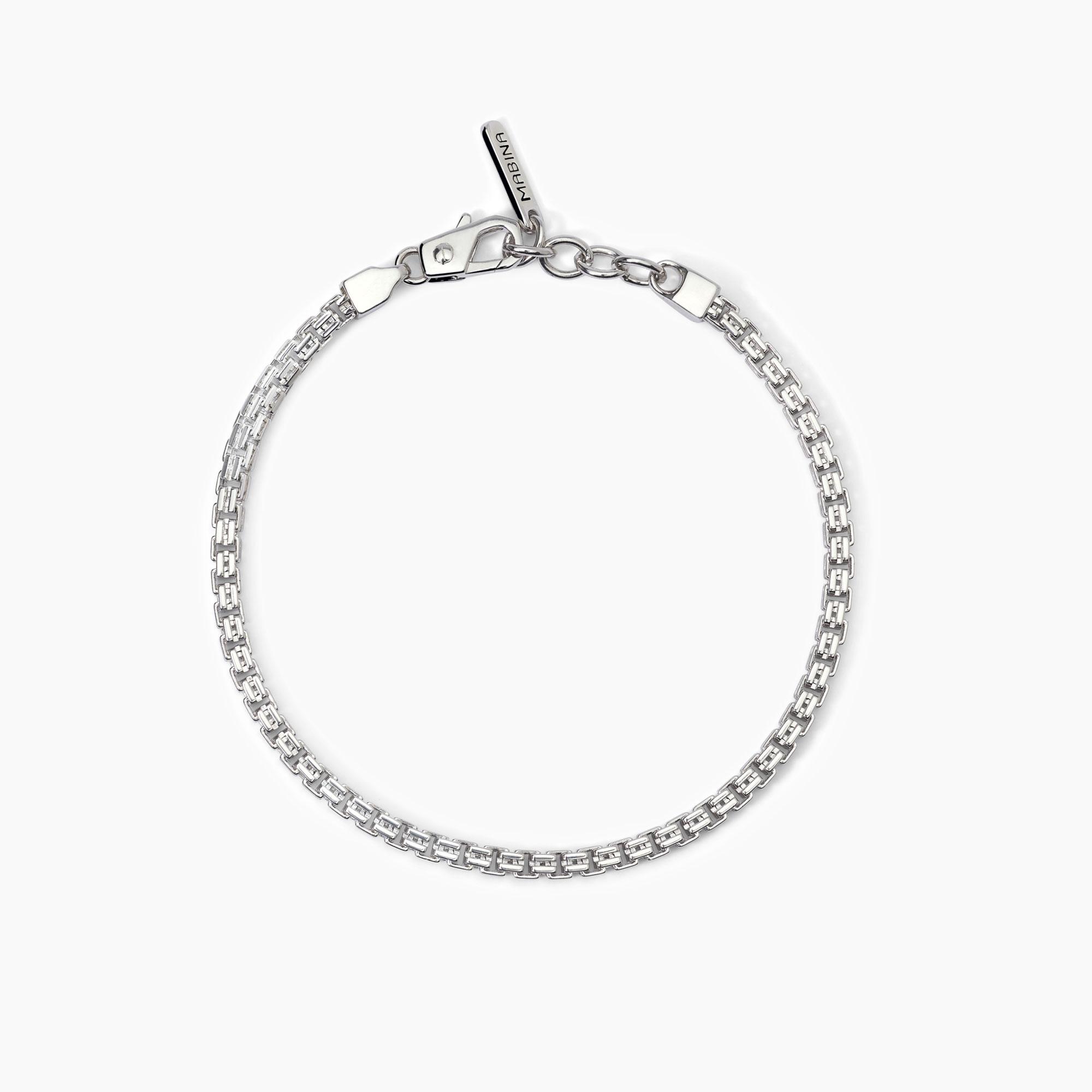 Bracciale-in-argento-uomo-maglia-veneta-mabina-533802.jpeg Bracciale Maglia Veneta in Argento Uomo Mabina - immagine 1