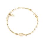 Bracciale Rosario in Argento Dorato  Donna Amen