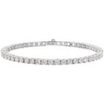 Bracciale in Bronzo Tennis con Zirconi Bianchi Donna Bronzallure