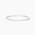 Bracciale Tennis con Zirconi Taglio Cuore Donna Mabina