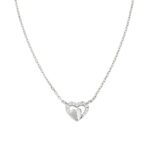 Girocollo con Cuore in Argento e Zirconi Donna Amen