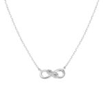 Girocollo con Infinito Doppio in Argento Donna Amen