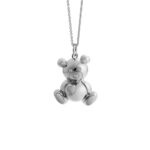 Collana con Ciondolo Suonamore Orsacchiotto Argento Donna Le Bebé