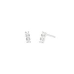 Orecchini in ARG925 Trilogy Diamanti 0.16ct Lab Grown Mabina My Diamonds