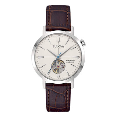 Orologio Buova solo tempo con cinturino in pelle 96A318
