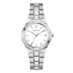 Orologio Bulova Solo Tempo Bianco Octagon Lady Donna 96M172