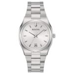 Orologio Bulova Solo Tempo Bianco Surveyor Lady Donna 96M156