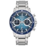 Orologio Bulova Blu Marine Star Crono Uomo 98B301
