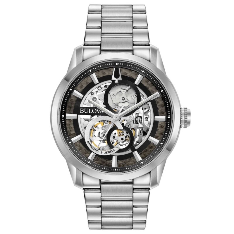 Orologio bulova uomo sutton skeletron 96A208