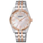 Orologio Solo Tempo Bicolore Rosè con Cristalli Donna Timeless Lady Vagary By Citizen