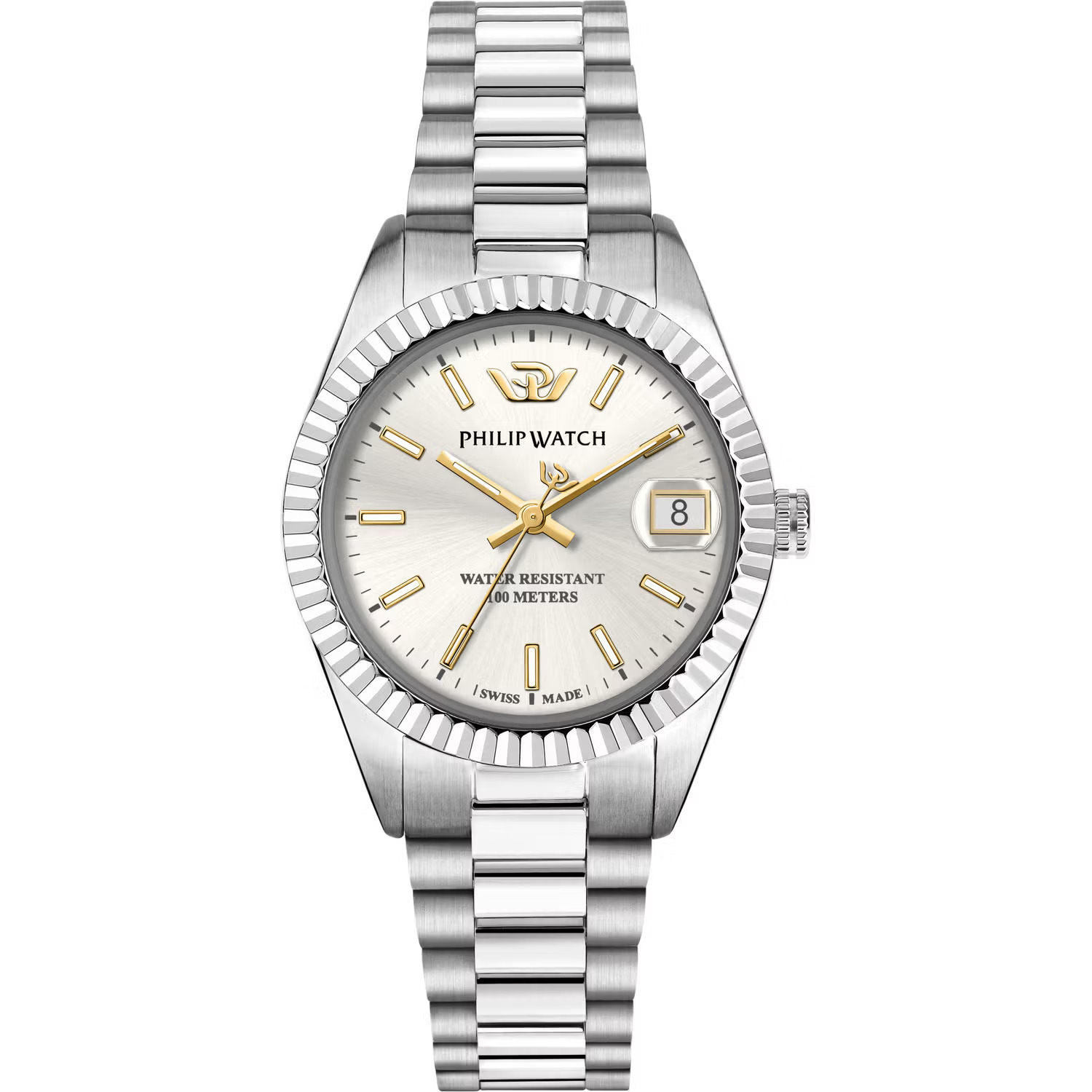 Orologio-donna-quadrantebianco-Philip-Watch-solo-tempo-idea-regalo-R8253597651-prezzo.jpg Orologio Solo Tempo Donna Philip Watch Caribe R8253597651 - immagine 1