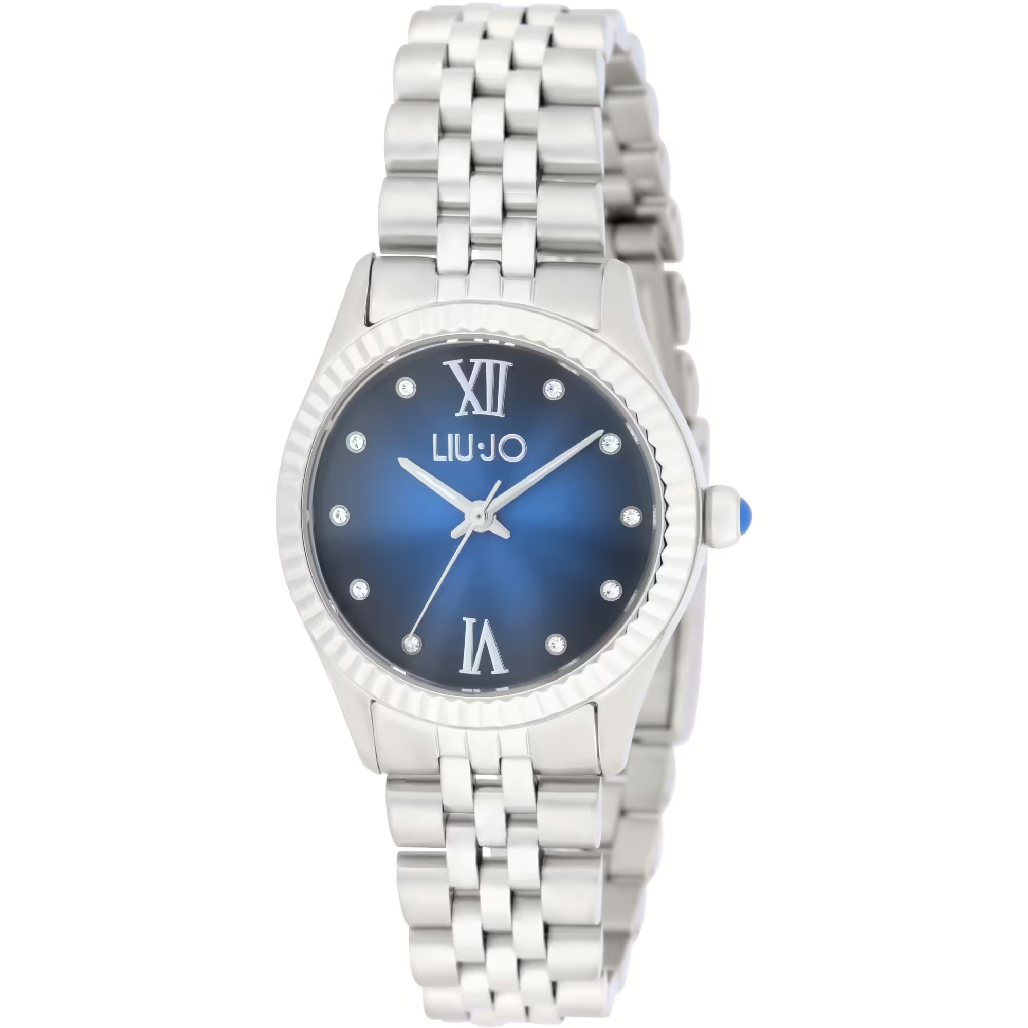 Orologio-donna-solo-tempo-blu-liu-jo-collezione-tiny-TLJ2423.jpg Orologio Solo Tempo Silver Blu Donna Liujo Tiny TLJ2423 - immagine 1