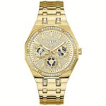 Orologio Guess Uomo Solo Tempo Dorato con Cristalli Kryptonite GW0960G2
