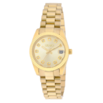 Orologio Solo Tempo Dorato con Indici Zirconi Bianchi Donna Liujo Timeless TLJ2484