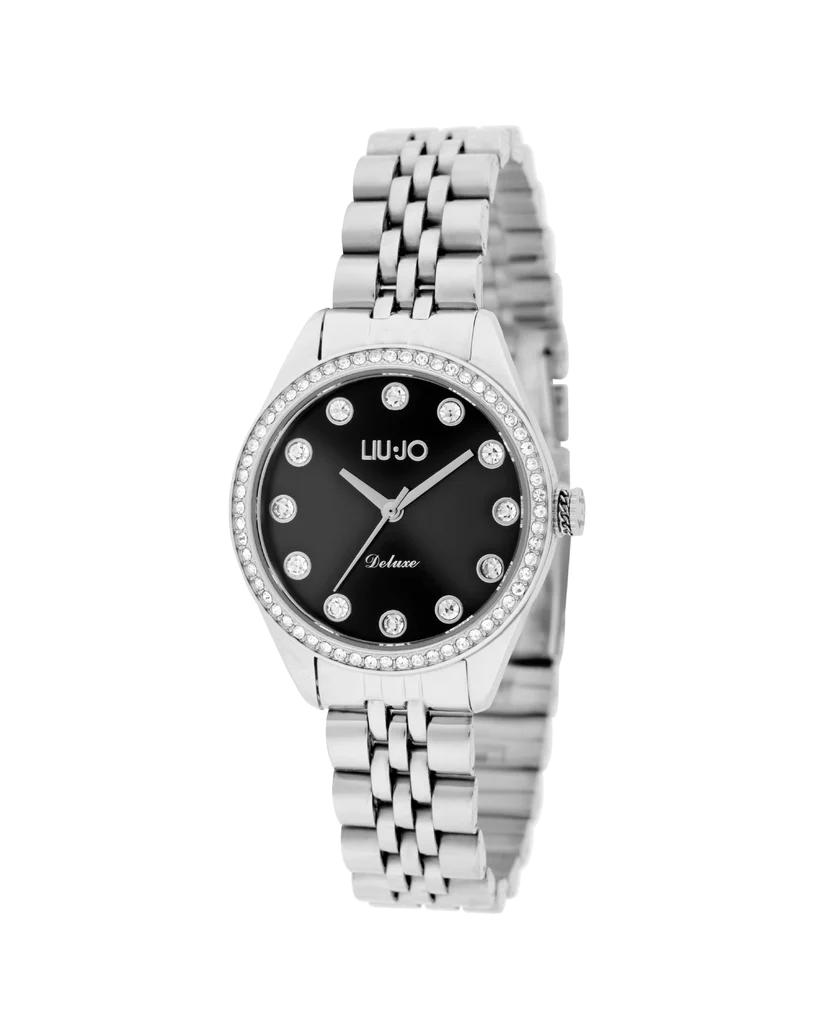 Orologio-liu-jo-nero-donna-collezione-deluxe-in-argento-jubilee-idea-regalo-per-lei-TLJ2253-1.webp Orologio Jubilee Silver Solo Tempo Nero con Donna Liujo TLJ2253 - immagine 1