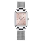 Orologio Solo Tempo Rettangolare Rosa Maglia Milano Donna Vagary By Citizen