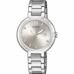 Orologio Solo Tempo Quadrante Avorio con Cristalli Donna Timeless Lady Vagary By Citizen