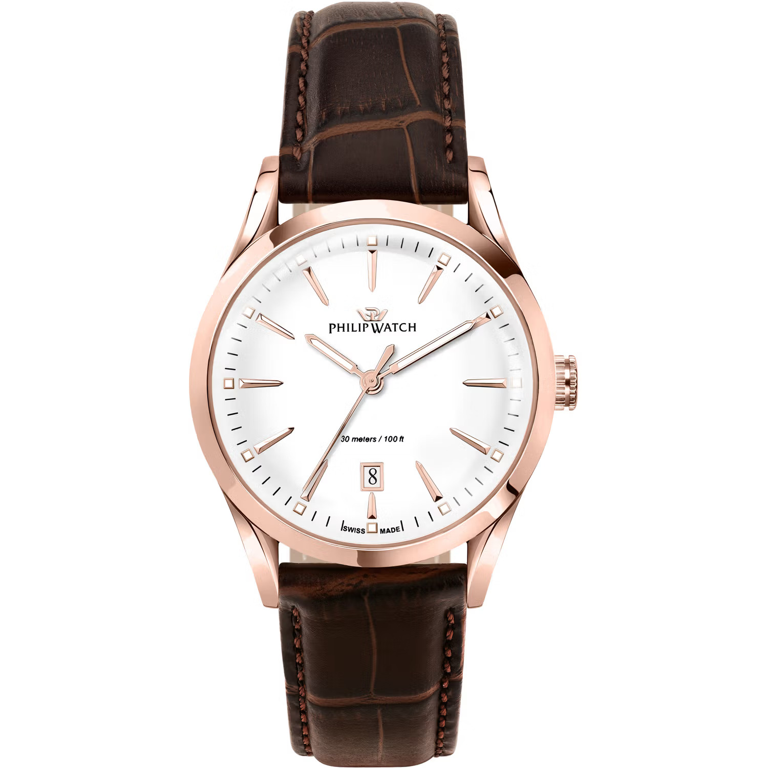 Orologio-uomo-in-pelle-marrone-philip-watch-collezione-sunray-R8251180020.jpg Orologio Solo Tempo Rosè in Pelle Uomo Philip Watch Sunray R8251180020 - immagine 1