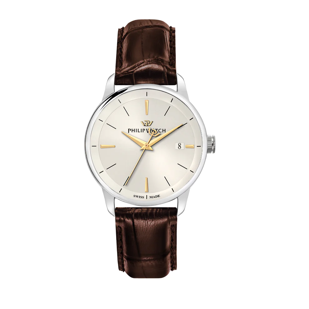 Orologio-uomo-solo-tempo-in-pelle-marrone-idea-regalo-philip-watch-anniversary-r8251150008.webp Orologio Solo Tempo in Pelle Uomo Philip Watch Anniversary R8251150008 - immagine 1