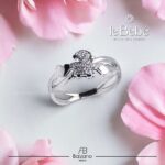 Anello Bimba in Pavè di Diamanti con Cuori leBebè - Girocuore