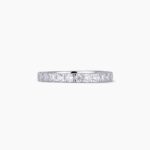 Anello Veretta con Zirconi Bianchi Donna Mabina