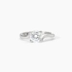 Anello Valentino Solitario 6.5mm in Argento Donna Mabina