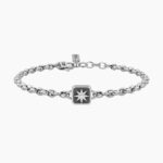 Bracciale con Maglia Marinara e Rosa dei Venti Uomo Kidult