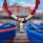 Bracciale POLPO BIANCOROSSO in Argento 925 Dodo Mariani