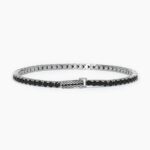 Bracciale Tennis con Zirconi Neri Uomo Mabina