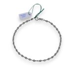 Bracciale Oro Bianco 18Kt Maglia Marinara Uomo